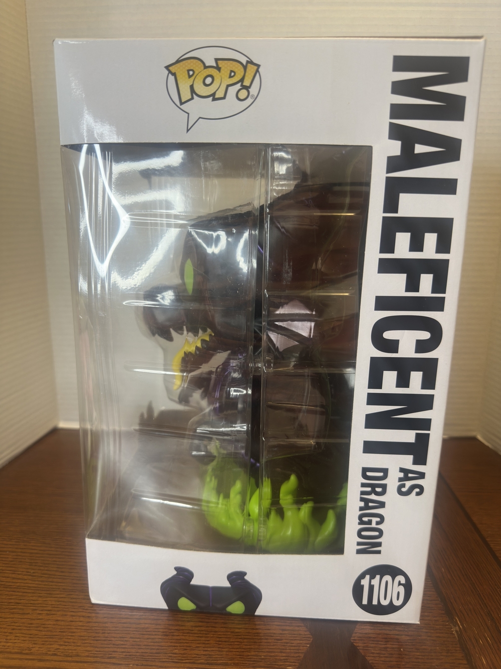 Funko Pop! Villains Maleficent as Dragon #1106 - Black & Neon Green - Picture 2 of 3